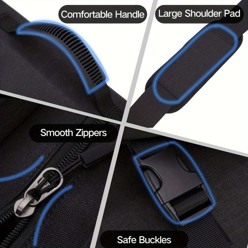 1pc Lightweight Waterproof 15.6-In Laptop Storage Crossbody Bag, Business Satchel Bag - Image 4