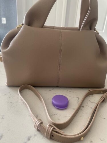 2024 Fashionable Cloud Dumpling Handbag for Women, Solid Black Faux Leather Shoulder Bag photo review