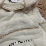 Cute Hello Kitty Plush Backpack Cartoon Drawstring Girls School Bag Kawaii Sanrio Casual Women's Backpack photo review